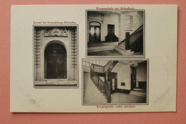 Ansichtskarte AK Hamburg 1905-1915 Verein für Handlungs Commis Eingang Fahrstuhl Halle Treppenhaus Architektur Ortsansicht